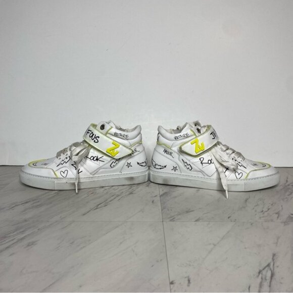 Zadig & Voltaire Mid Flash Sneaker 38 / 8 - Picture 7 of 15